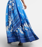 Zimmermann - High Tide Blue Sailboats maxi dress