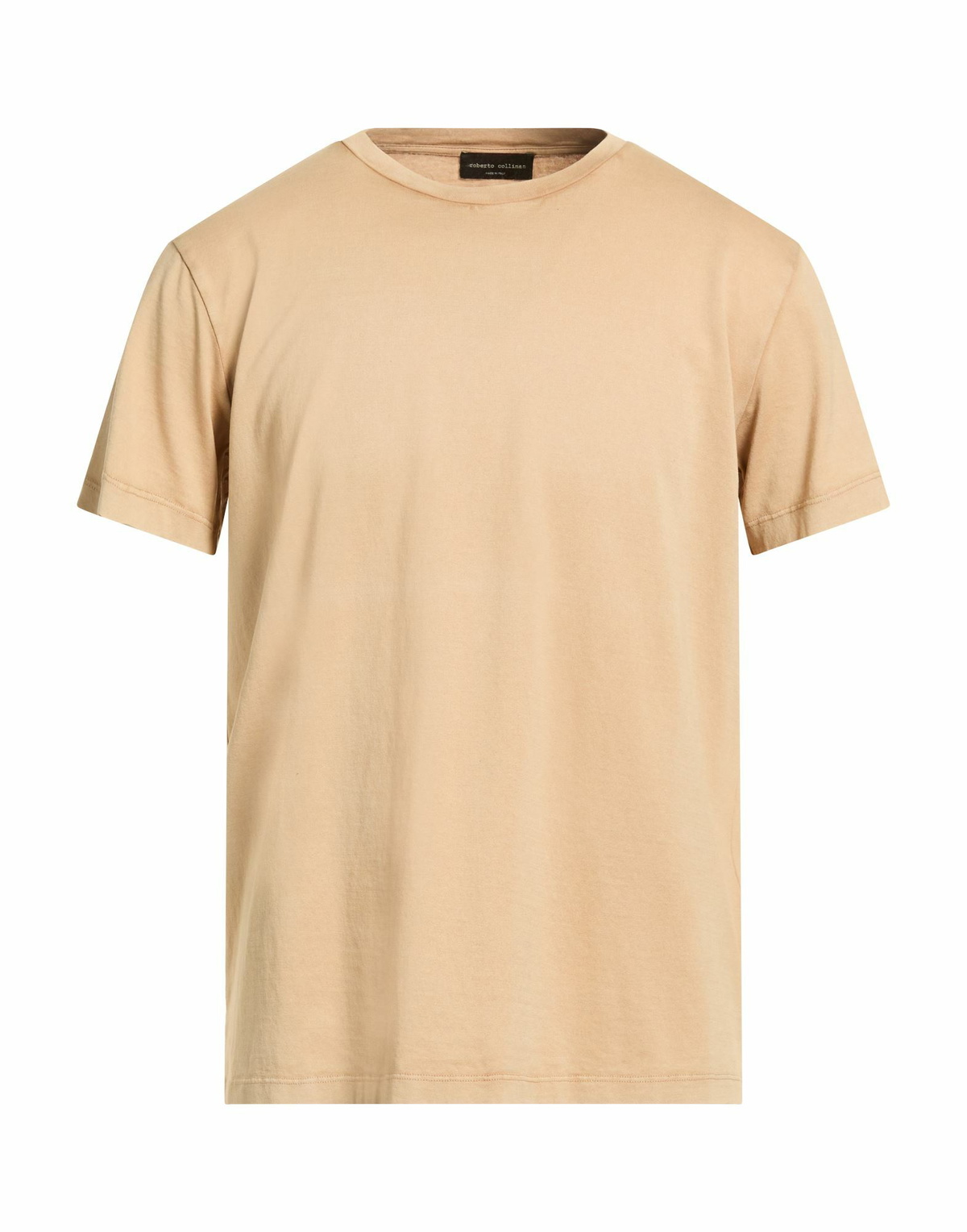 Roberto Collina Mens T-shirt in Beige