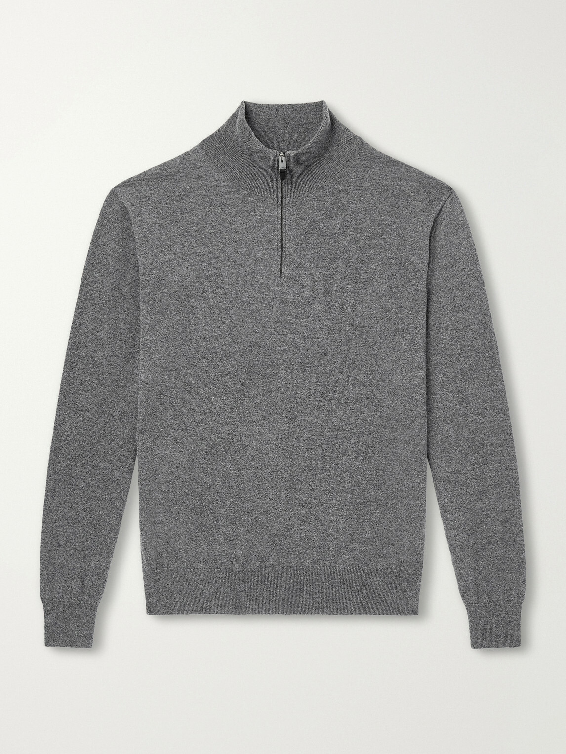 Canali - Cashmere Half-Zip Sweater - Gray