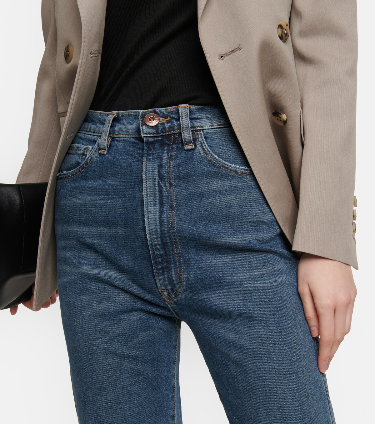 3x1 N.Y.C. Claudia Extreme high-rise straight jeans