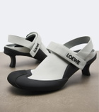 Loewe Dive Slingback leather pumps