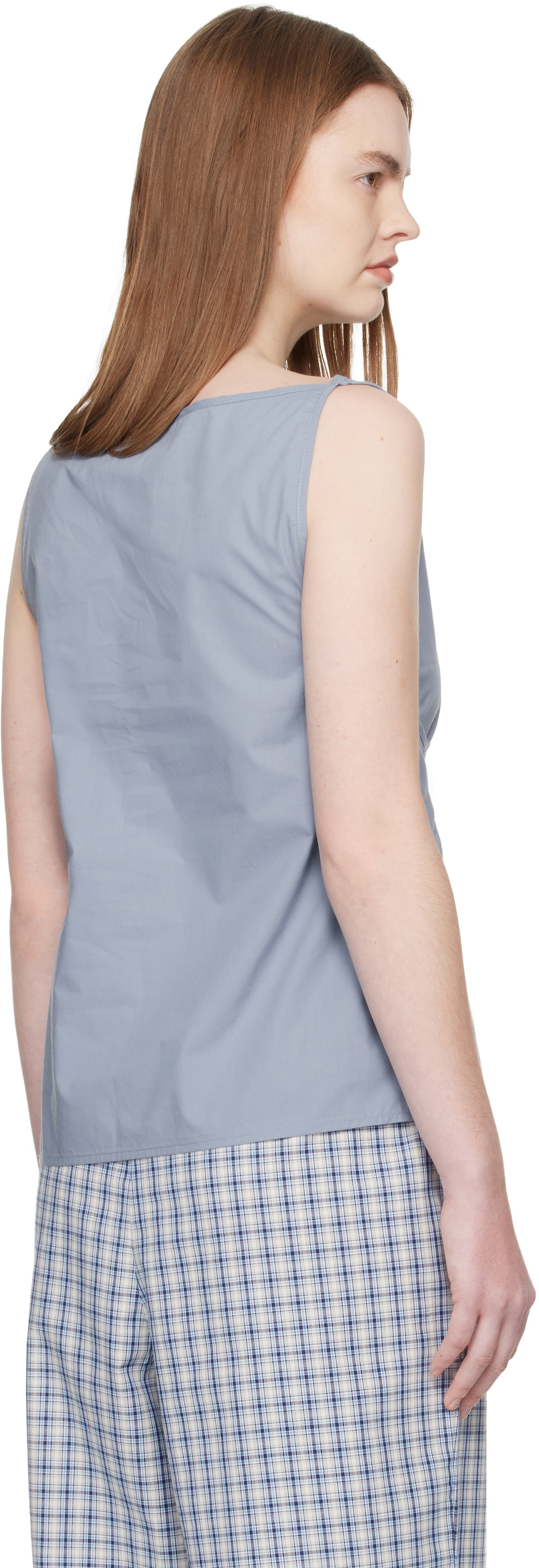 Baserange Blue Decti Tank Top