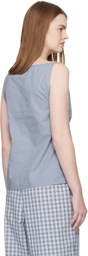 Baserange Blue Decti Tank Top