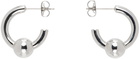 Justine Clenquet Silver Sam Earrings