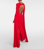 Norma Kamali Draped jersey gown