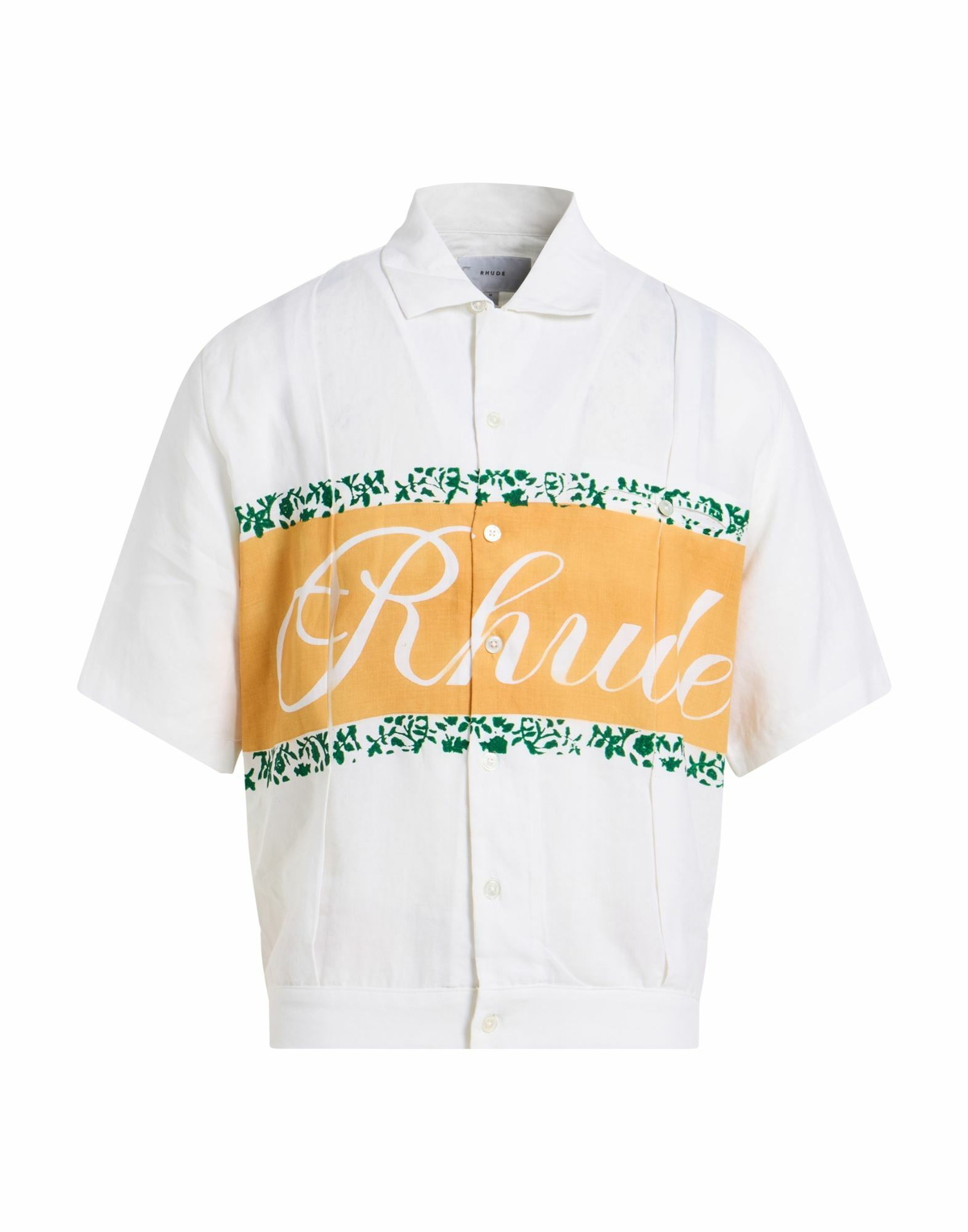 Rhude Mens Shirt Ivory