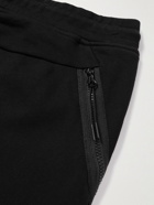 C.P. Company - Tapered Cotton-Jersey Track Pants - Black