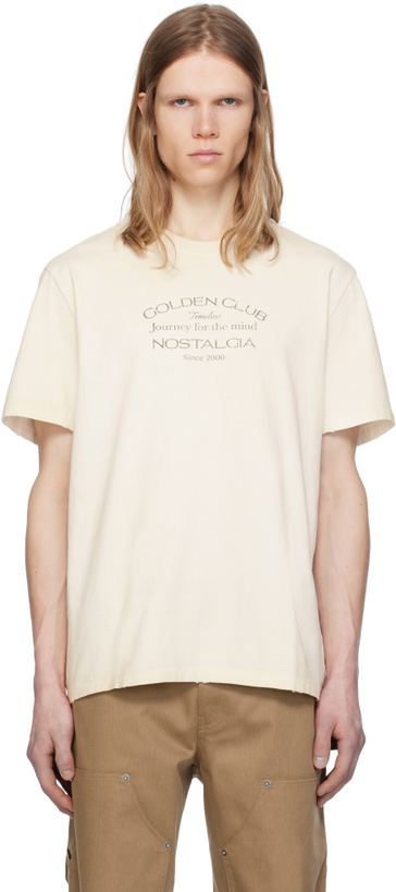 Photo: Golden Goose Off-White Vintage-Look T-shirt