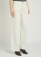Anine Bing Manon Wide-leg Jeans Ecru
