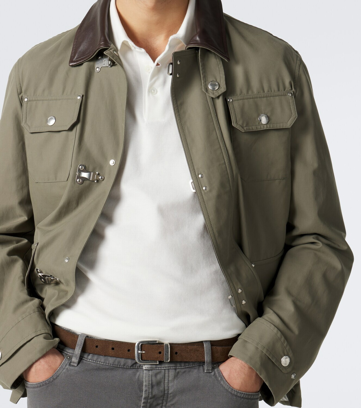 Brunello Cucinelli Logo cotton piqué polo shirt