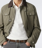Brunello Cucinelli Logo cotton piqué polo shirt