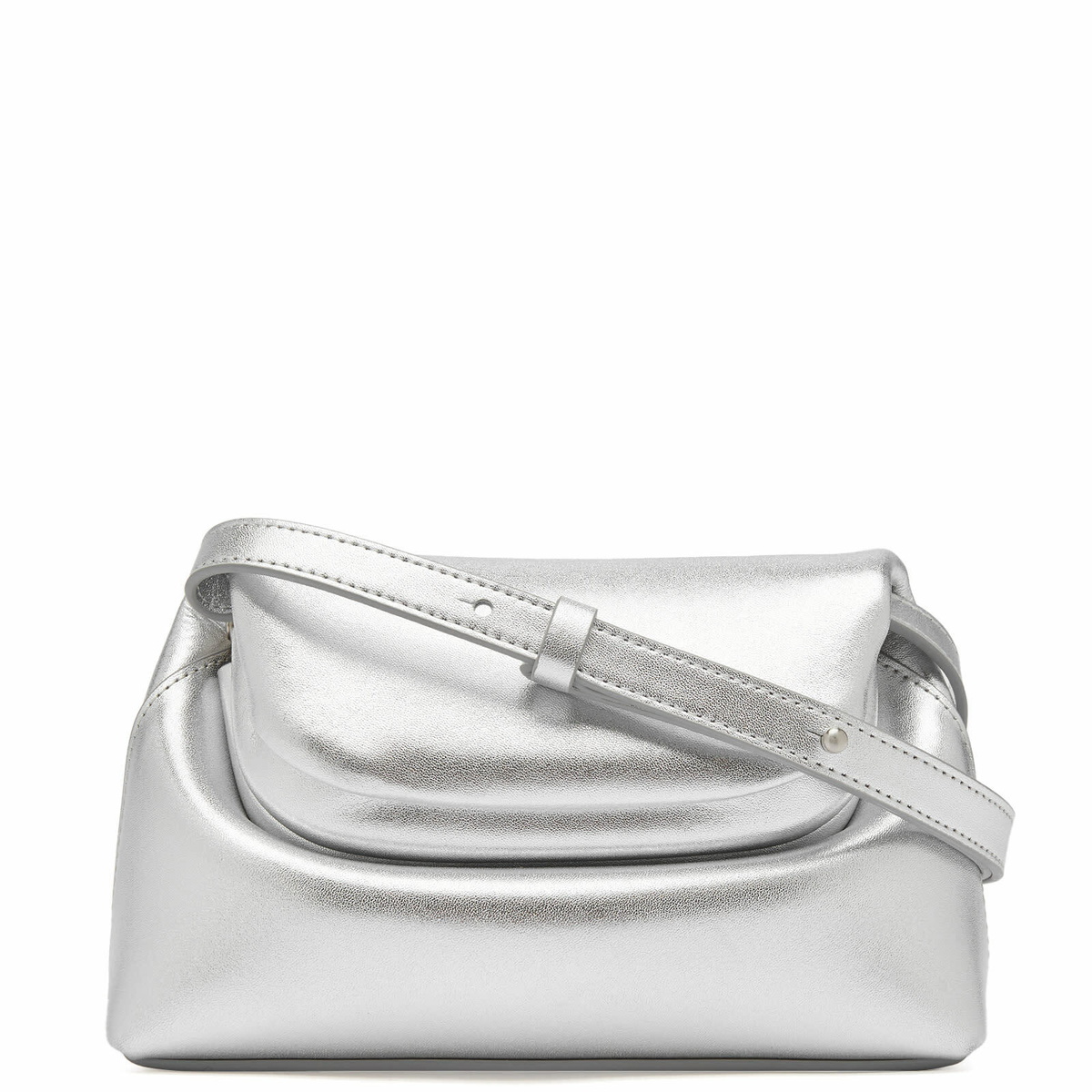 OSOI Women's Mini Folder Brot Bag in Silver OSOI