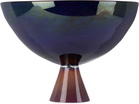 Charlie Larouche-Potvin SSENSE Exclusive Navy & Red Footed Bowl