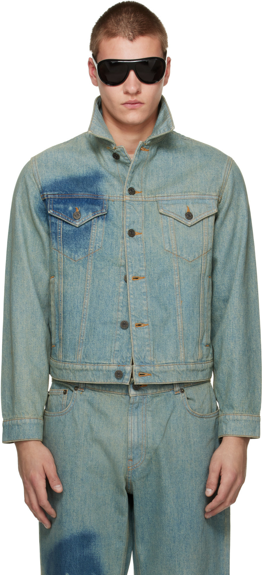 Jean Paul Gaultier Black & White 'The Trompe L'œil Perfecto' Denim