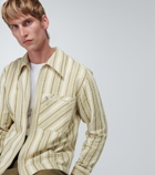 Wales Bonner - Atlantic striped cotton jacket