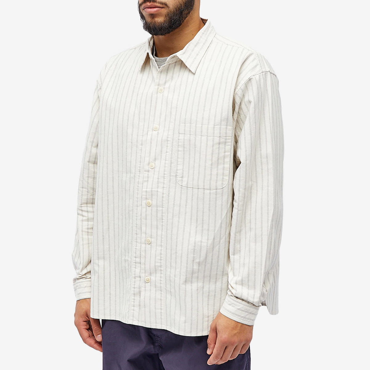 Garbstore Men's Grande Shirt in Ecru Garbstore