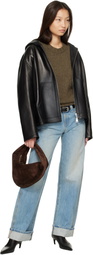 KHAITE Blue Karo Jeans