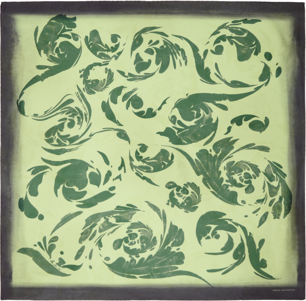 送料関税込☆【DRIES VAN NOTEN】Printed Scarf Emerald 019188_2.jpg?v=1734091821&