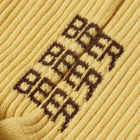 Rostersox Beer Socks in Yellow