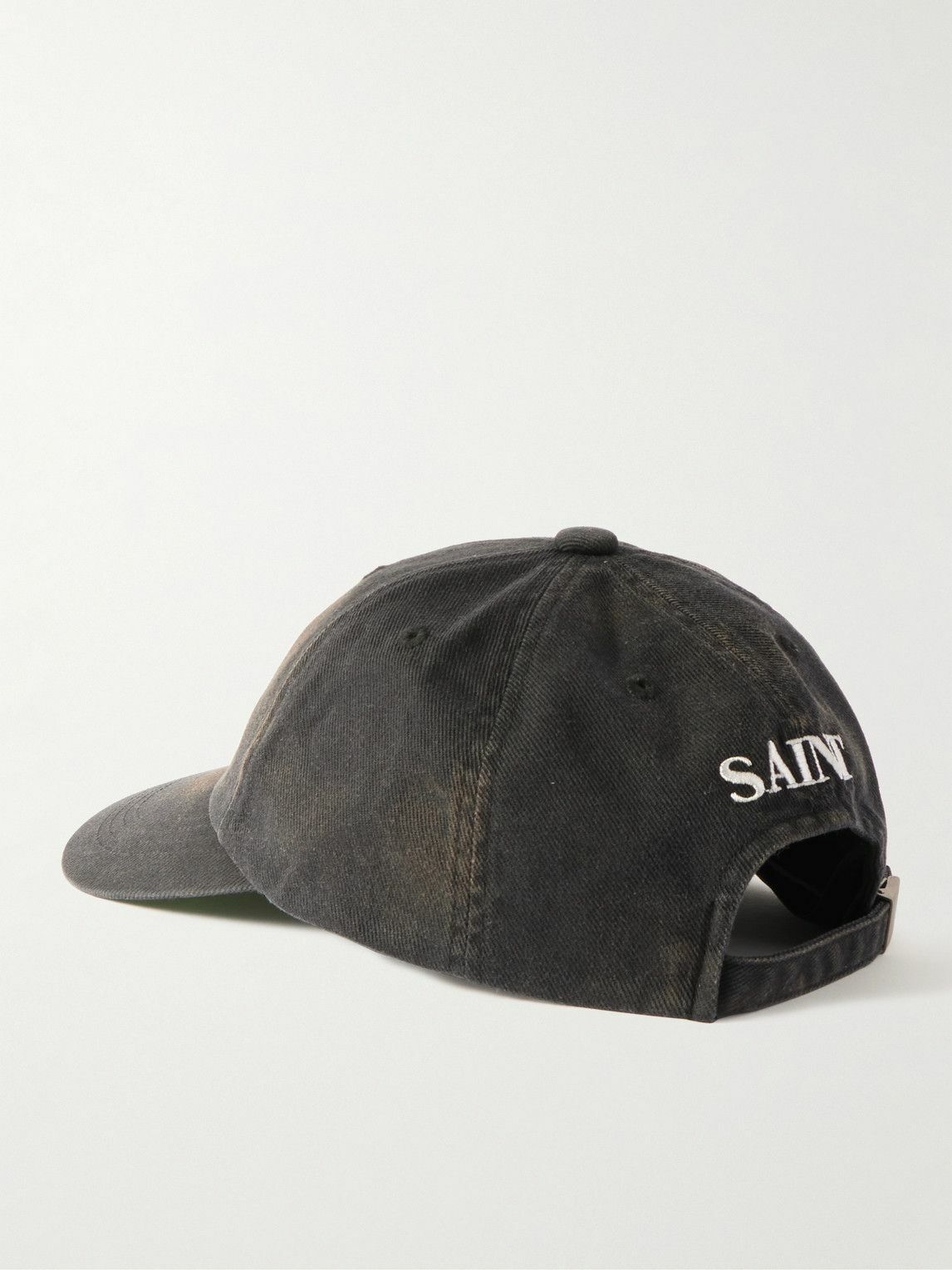 SAINT MXXXXXX - Embroidered Cotton-Twill Baseball Cap