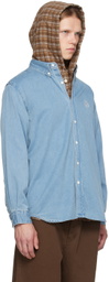 Dunst Blue Classic Boyfriend Denim Shirt