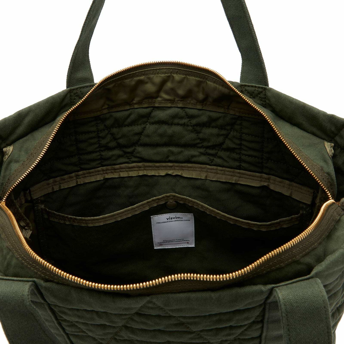Visvim Men's Medium N.A.P Tote Bag in Olive Visvim