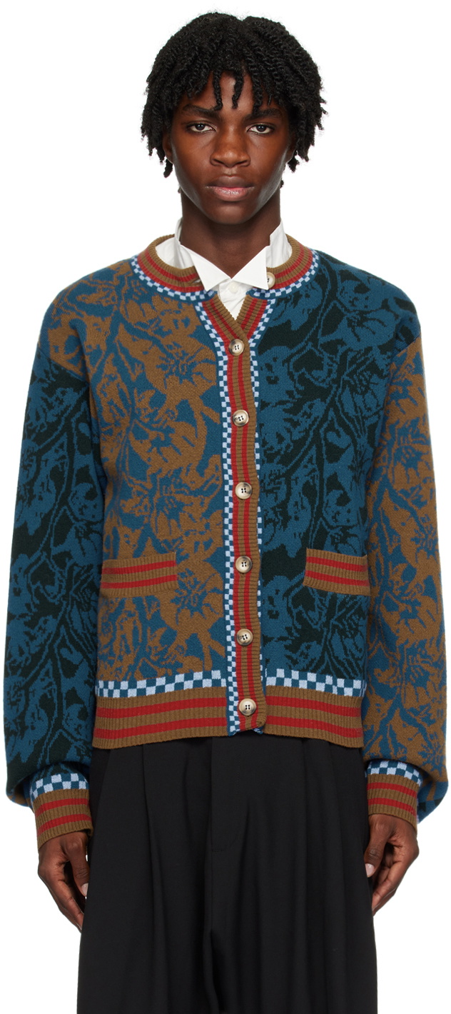 Henrik Vibskov Blue Greenhouse Cardigan Henrik Vibskov
