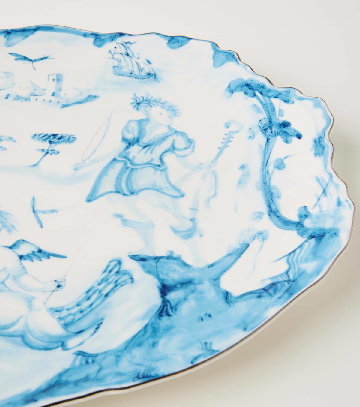 Seletti x Diesel Living Classics on Acid porcelain tray