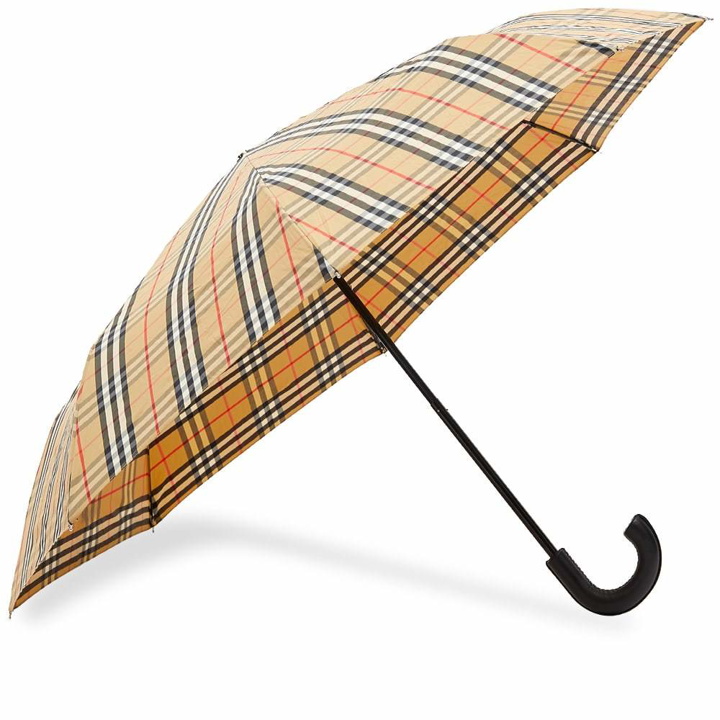 Photo: Burberry Trafalgar Check Folding Umbrella