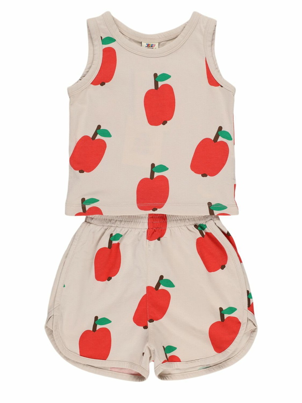 Photo: JELLYMALLOW Apple Print Cotton Tank Top & Shorts