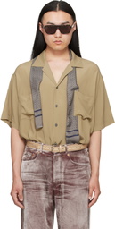 Magliano Beige Pasolini Short Sleeve Shirt