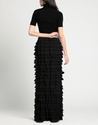 Quira Womens Maxi skirt in Black
