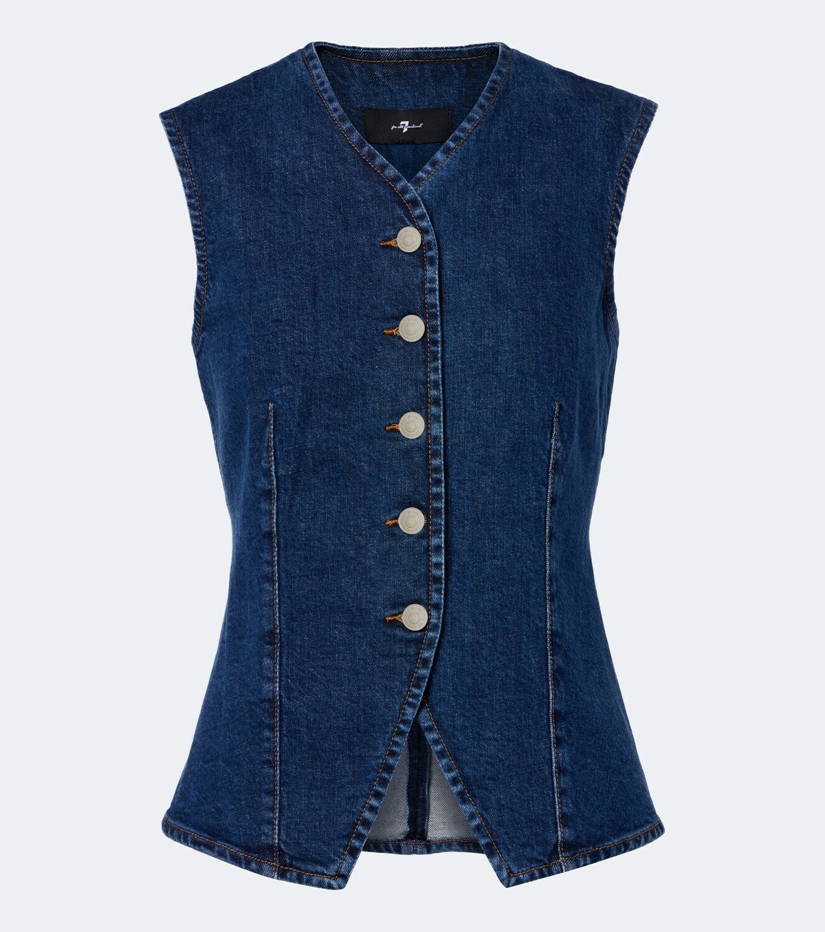 7 For All Mankind Lady denim vest