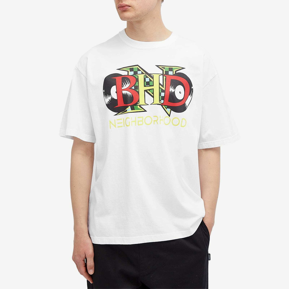 Neighborhood Men's 22 Printed T-Shirt in White Neighborhood