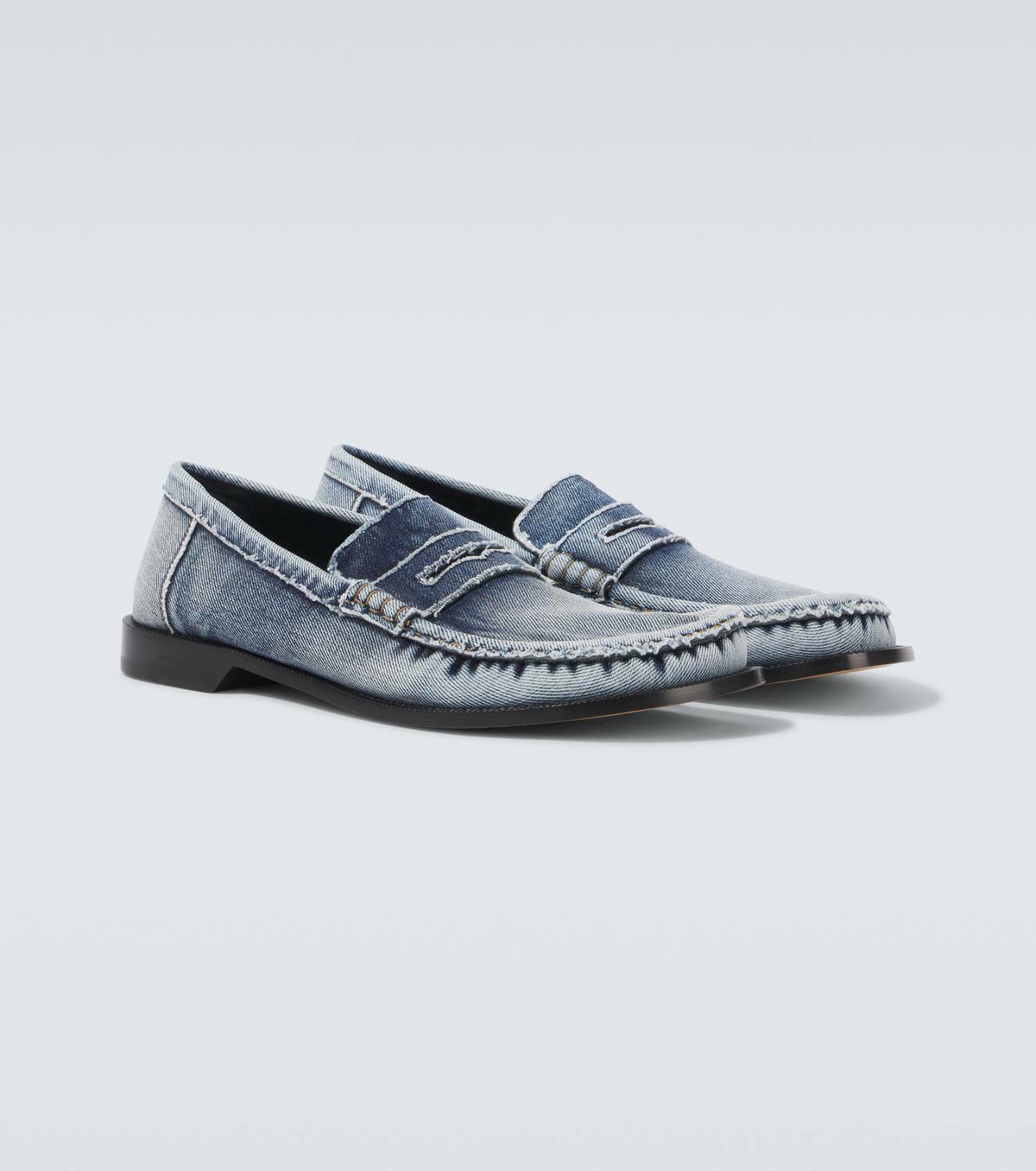 Loewe Campo denim penny loafers Loewe