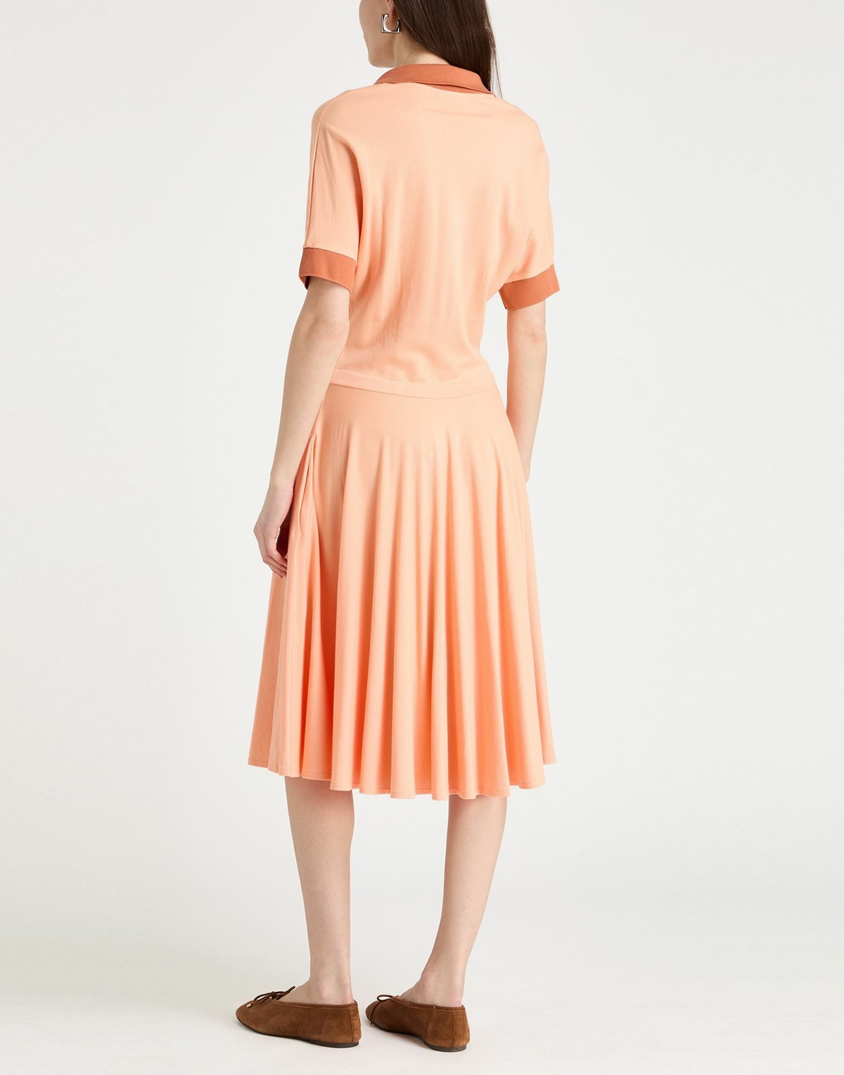 Lacoste Womens Midi dress Apricot