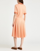 Lacoste Womens Midi dress Apricot