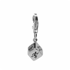 Tom Wood Men's Dice Charm in 925 Sterling Silver