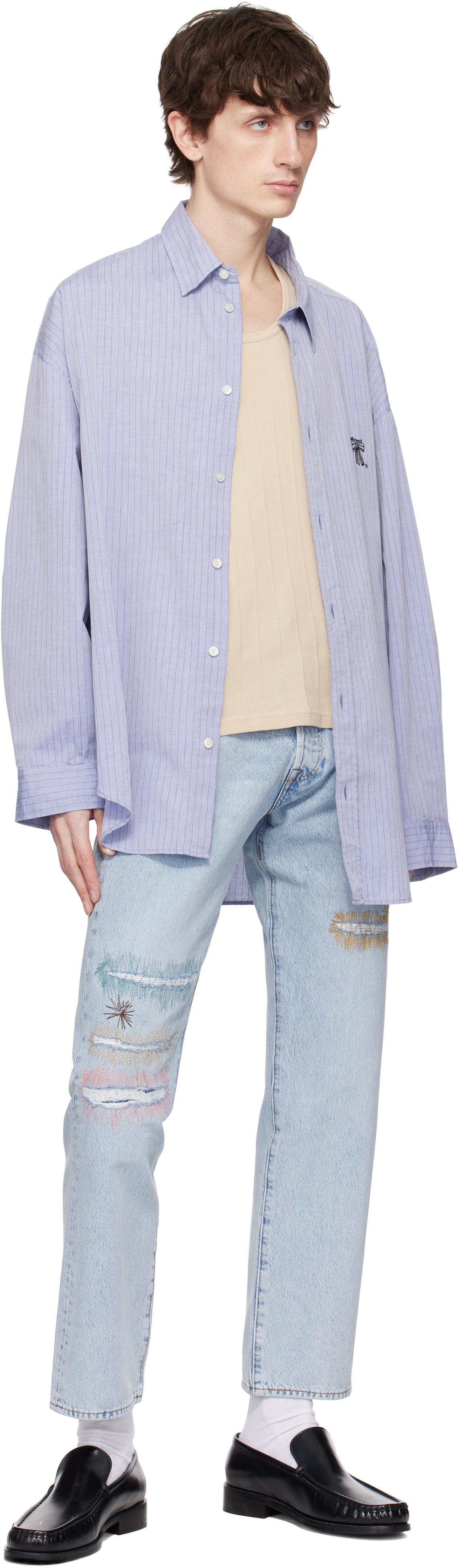 Levi's Blue Skateboarding 501 Original Fit Jeans