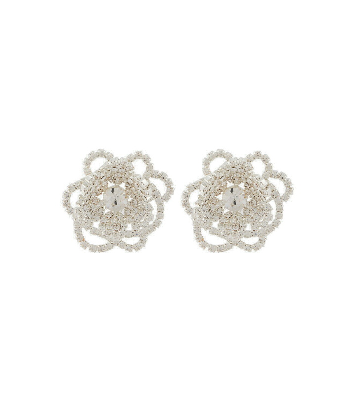 Photo: Magda Butrym Floral crystal-embellished earrings