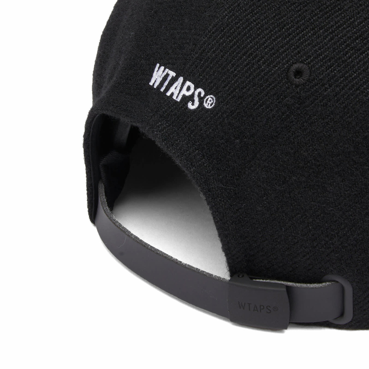 WTAPS Men's 12 Brushed 6 Panel Cap in Black WTAPS