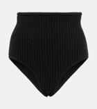 Alaïa Wool and cashmere-blend briefs