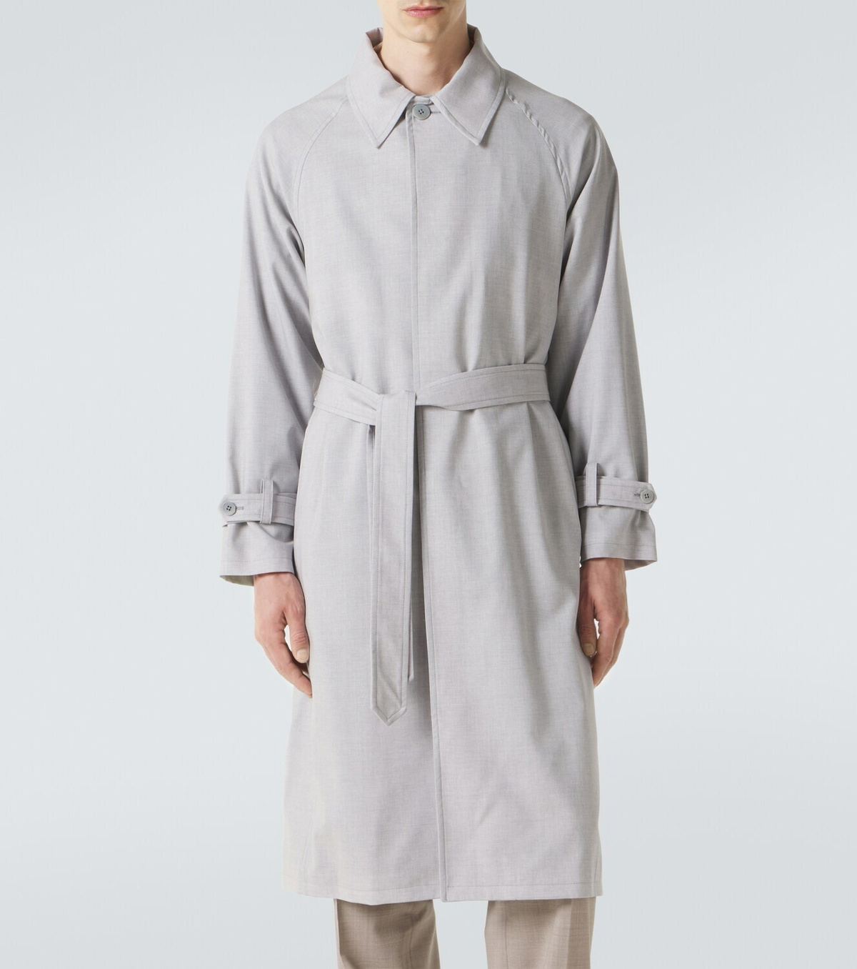 Stòffa Belted wool coat
