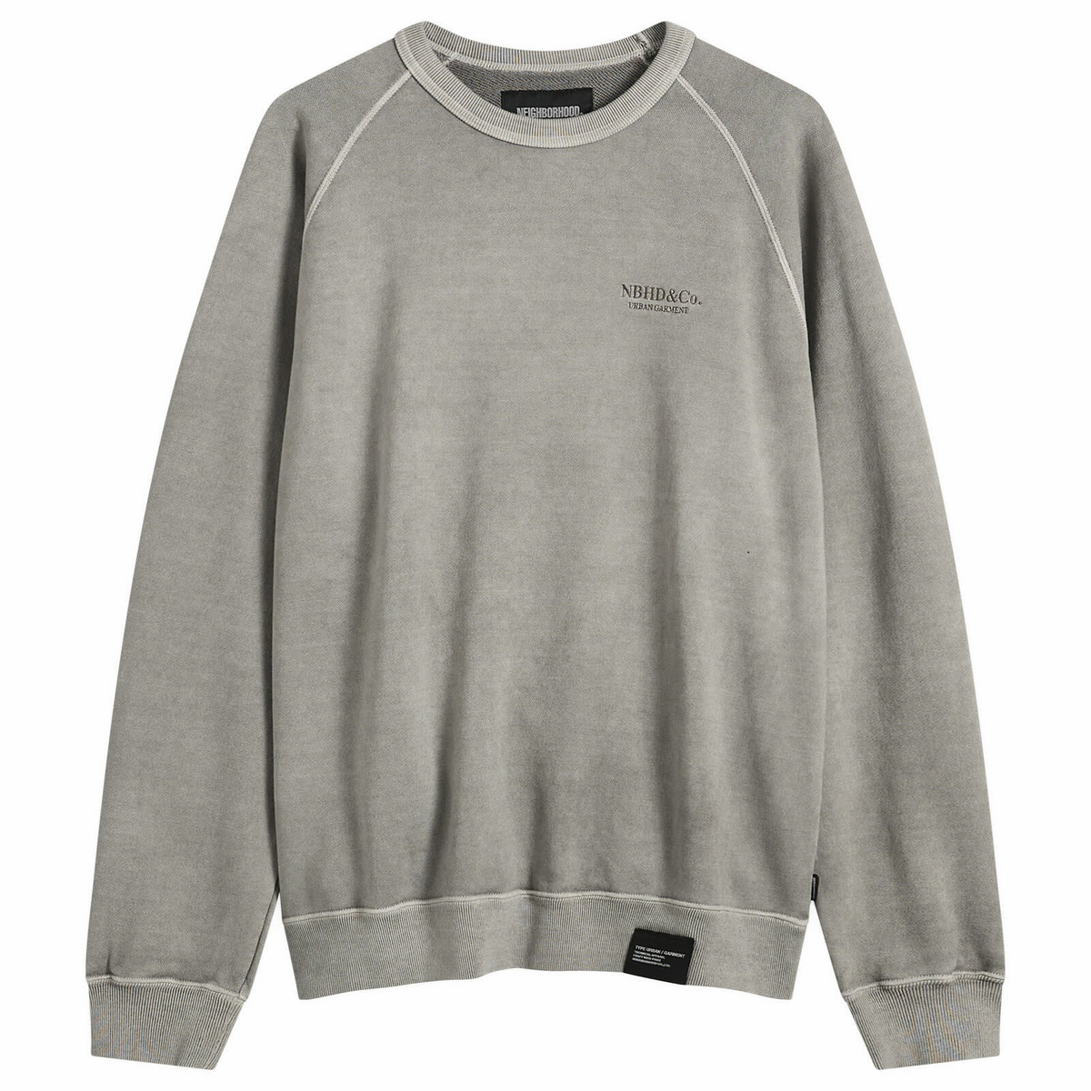 Neighborhood Men's College Sweatshirt in Grey Neighborhood