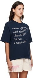 S.S.Daley Navy Waves T-Shirt