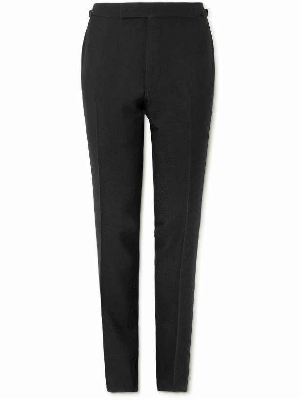 Photo: TOM FORD - Shelton Slim-Fit Wool and Mohair-Blend Twill Suit Trousers - Brown