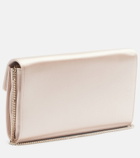 Roger Vivier Efflorescence embellished satin clutch