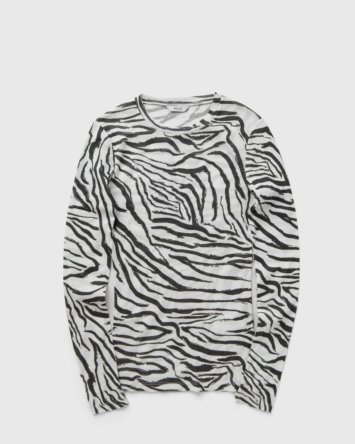 Envii ENVELDA LS TEE AOP 5328 black/white Womens Longsleefe