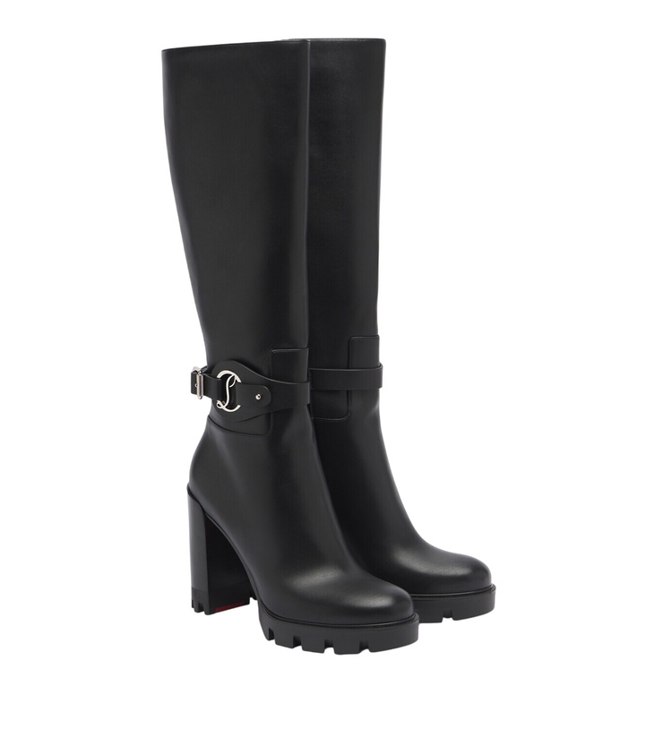 Photo: Christian Louboutin Dianouchette leather knee-high boots