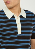 Wales Bonner Breeze Merino Wool Polo Shirt Multicoloured 1
